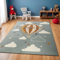 Ankara Multicoloured Grey Washable Rug Rooms cm diameter