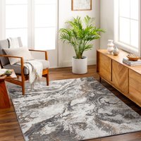 Abstract Modern Marble Octavia Area Rug Dark cm x 170 cm