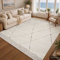 Berber Modern High Pile Inga Area Rug cm x 200 cm