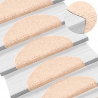 Self adhesive Stair Mats 10 pcs 65x21x4 cm Needle Punch