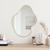 Berkfield Home Wall Mirror Gold 50x40 cm