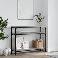Berkfield Home Console Table Grey Sonoma 100x29x75 cm Engineered Wood | Size: 100 x 29 x 75 cm
