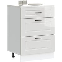 Kitchen Base Cabinet Porto High Gloss Engineered Wood
