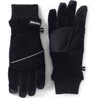 Lands' End Women's Squall Waterproof Gloves in Black | Size: Medium