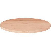 Berkfield Home Round Table Top ??30x1.5 cm Solid Wood Oak in Brown | Size: 30x1.5 cm