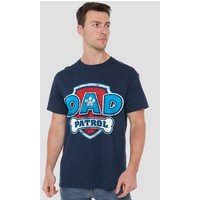 Paw Patrol Father'S Day Dad Patrol Unisex Adult T-Shirt, Navy | Size: 4XL