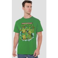 Tmnt Retro Group T Shirt Kelly