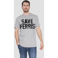 Ferris Bueller Save Ferris T Shirt Athletic Heather