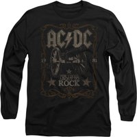 ACDC Rock Label Long Sleeve T Shirt