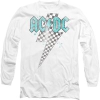 ACDC Skewed Checkerboard Bolt Long Sleeve T Shirt