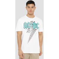 Skewed Checkerboard Bolt T Shirt