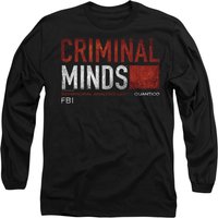 Criminal Minds Title Card Long Sleeve T Shirt