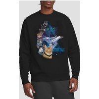Feline Galaxy Crew Sweatshirt