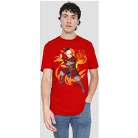 Avatar Avatar Zuko Flame Burst T Shirt