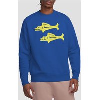 Legends Hidden Temple Blue Barracudas Crew Sweatshirt Royal Blue