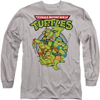 Tmnt Group Long Sleeve T Shirt Athletic Heather