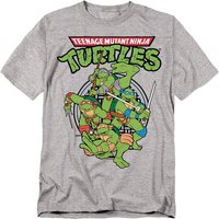 Tmnt Tmnt Group T Shirt Athletic Heather