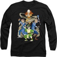 Avatar Last Airbender Team Avatar Elements Long Sleeve T Shirt