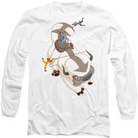 Avatar Last Airbender Hang On Appa Long Sleeve T Shirt