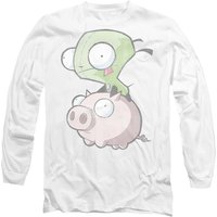 Invader Zim Gir & Pig Long Sleeve T Shirt