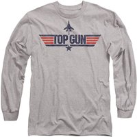 Paramount Logo Long Sleeve T Shirt Athletic Heather