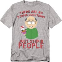 No Stupid Questions T Shirt Athletic Heather