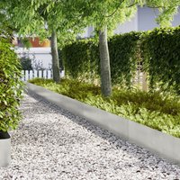Berkfield Home Lawn Edgings 10 pcs 100x0.5x30 cm Stainless Steel