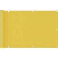 Berkfield Home Balcony Screen Yellow 90x400 cm HDPE