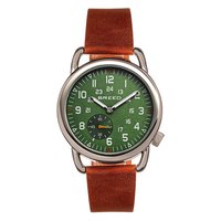 Regulator Leather Band Watch Second Sub dial
