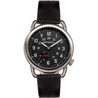 Regulator Leather Band Watch Second Sub dial