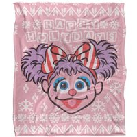 Abby Cadabby Ugly Christmas Sweater Silky Touch Super Soft Throw Blanket 152 X 127 cm