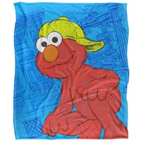 Big Elmo On Silky Touch Super Soft Throw Blanket 152 X 127 cm