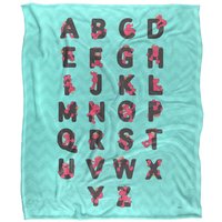 Elmo Alphabet Silky Touch Super Soft Throw Blanket 152 X 127 cm