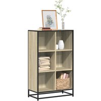 Berkfield Home Book Cabinet Sonoma Oak 65.5x33x107.5 cm Engineered Wood in Brown