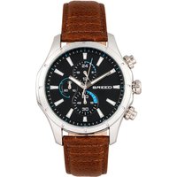 Lacroix Chronograph Leather Band Watch