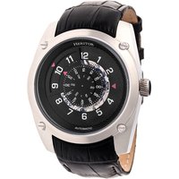 Daniels Semi Skeleton Leather Band Watch