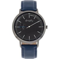6500 Leather Band Watch