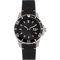 Dive Pro 200 Leather Band Watch Date