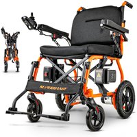 GoRide 2 Electric Wheelchair Lightweight Foldable Electromagnetic Brake Portable Design Enhanced Mobility (150 KG