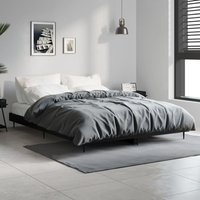 Berkfield Home Bed Frame Black 140x190 cm Engineered Wood