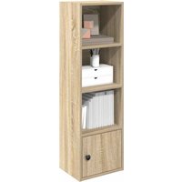 Berkfield Home Bookcase Sonoma Oak 31x24x102 cm Engineered Wood in Brown | Size: 31 x 24 x 102 cm