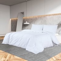 Berkfield Home Duvet Cover Set White 200x200 cm Cotton