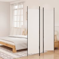 Berkfield Home 3-Panel Room Divider White 150x200 cm Fabric
