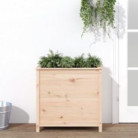 Berkfield Home Garden Planter 82.5x40x78 cm Solid Wood Pine in Brown