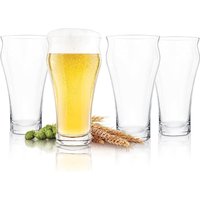 Brewhouse Flared Rim Beer Glasses Set 4