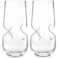 Bubbles Seltzer Bubbly Beverage Glasses Set 2