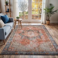 Amelie Washable Traditionnal Boho Living Dining Bedroom Rug cm x 220 cm
