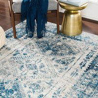 Vintage Oriental Boho Neelam Area Rug cm x 220 cm