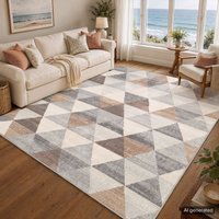 Scandi Geometric Katherine Area Rug Mid cm x 275 cm