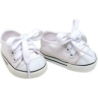 Teamson Kids Women's Sophia's All-Star Sneakers with Laces for 18" Dolls, White